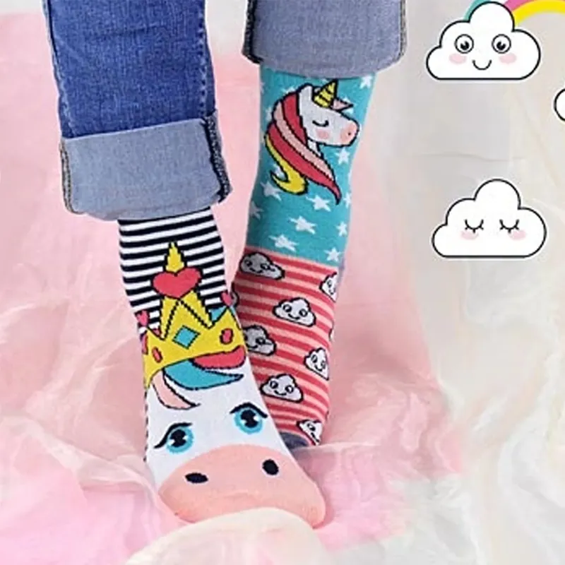 United Oddsocks Unicorn Daze Gift Box of Odd Socks - 6 Pack-2